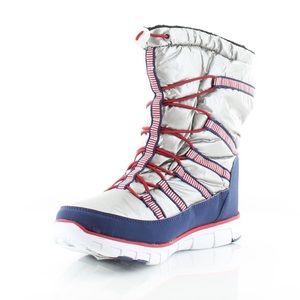 Khombu Alta Women's Boots USA Silver/Red/Blue 9M